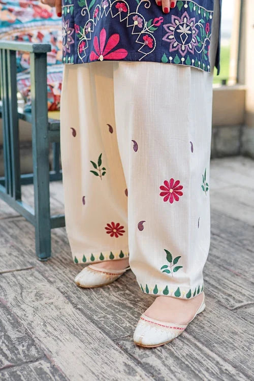 Dhanak-2PC Embroidered Suit - 6081