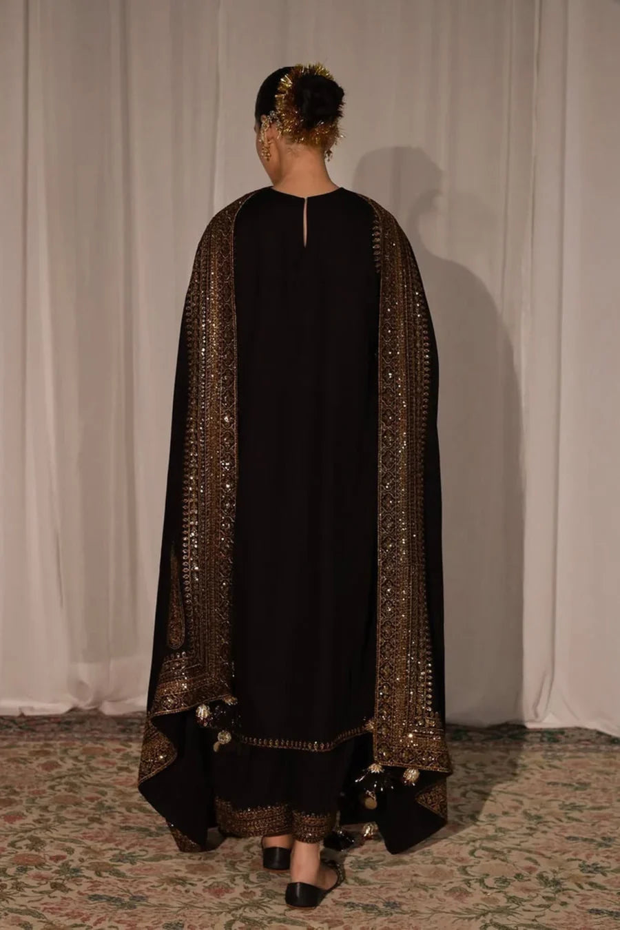 MAHAY KAMAL DHANAK EMB 3PC SUIT