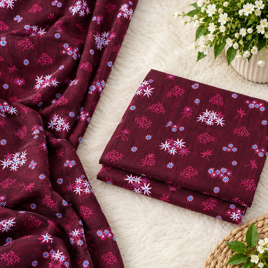 🌸FLORAL PRINTS – 2 PCS UNSTITCHED🌸